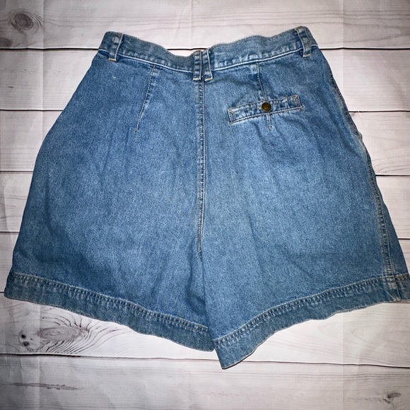 Vintage Liz Wear High Waisted Denim Shorts Size 10 Summer  Casual Wear Rare Find - Picture 3 of 8